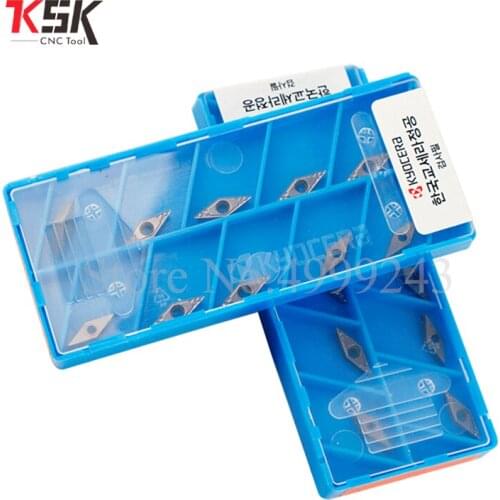 VCMT08 TN60 VCMT080204 VCMT 080204 SVJCR08 Lathe Cutter Carbide Inserts Turning Tool Holder 10pcs Blade