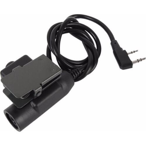 Z Tactical Headphone U94 PTT for KENWOOD Plug Walkie Talkie BaoFeng UV-82 Radio Headset PTT U94 Airsoft Z113