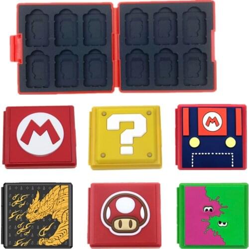 12 in 1 Hard Shell Card Cover For Nintend Switch Portable Game Storage Case Games Cards box Shockproof Protective Accessorie