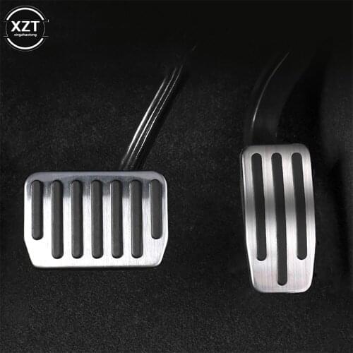 1pcs Model3 Car Foot Pedal Pads Covers For Tesla Model 3 Y Accessories Aluminum Alloy Accelerator Brake Rest Pedal Three