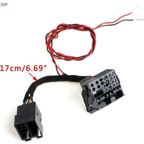 13MF ISO To Quadlock Canbus Adapter Switch Cable RCD330 RCD510 RCD310 RNS510 for Jetta for Golf for Tiguan for Passat CC