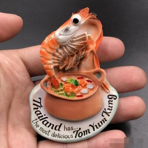 Korea Austria Thailand Denmark Swiss Egyptian Pharaoh Thailand Cambodia Italy Resin 3D Fridge Magnet Travel Souvenir Decoration