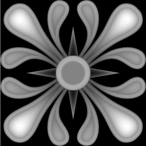 3D Model relief BMP format, router 3 axis engraving file furniture door cabinet pattern design (14) 1.52 MB