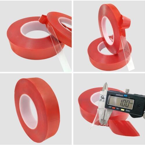 5cm x 1000cm Transparent Silicone Double Sided Tape Household Wall Adhesive Tapes Car Sticker for Auto Adhesive Tape Sticker