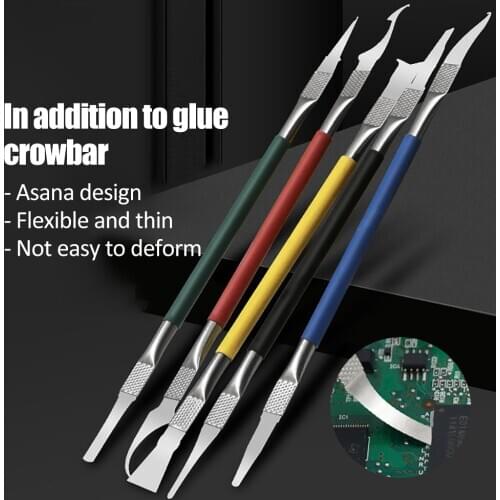 5 in 1 IC Chip Repair Thin Blade CPU NAND Remover BGA Maintenance Knife Remove Glue Disassemble Phone PC Rework Processor Tools