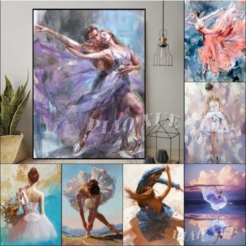 5d Embroidery Mosaic Elegant Woman Diamond Painting Ballet Dancer Cross Stitch Kit Portrait Handcraft For Home Decor