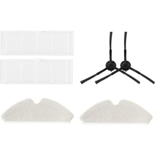 6Pcs Side Brush HEPA Mops Robot Vacuum Filter for Proscenic M7 PRO Vacuum Cleaner Accessories Replacement