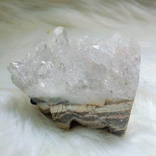 Clear qartz hedgehog cluster 2630