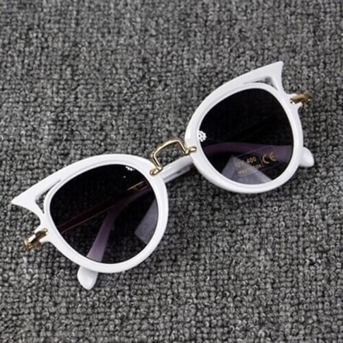 Child Cat Eye Sunglasses for Kids Vintage Metal Frame Baby Sun Glasses Boy Girls Fashion Infant Gafas Oculos Gafas De Sol Uv400