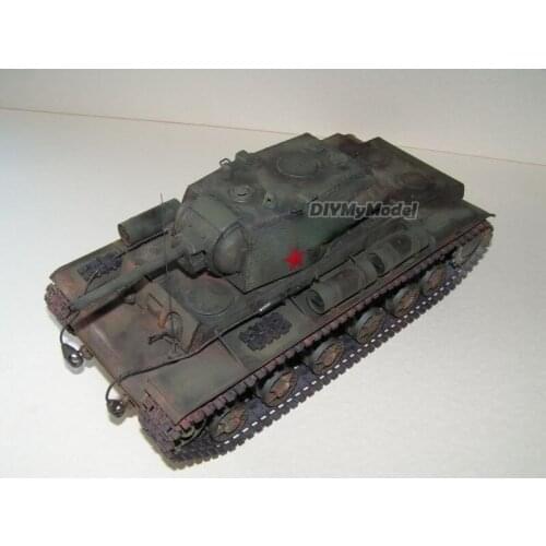 DIYMyModeI Soviet KV-1 heavy tank DIY Handcraft Paper Model KIT Handmade Toy Puzzles Gift Movie props RU(Origin)