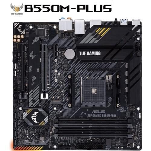 ASUS TUF GAMING B550M-PLUS Motherboard DDR4 Support AM4 Ryzen Desktop CPU