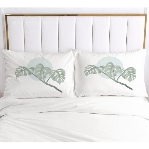 2PCS 3D Pillow Cover 50x70 80x80 Nordic Decoration Throw Pillow Cases Bedding PillowCase Customize any size design