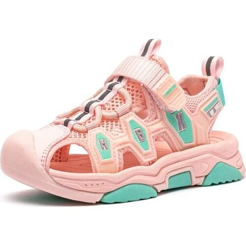 2021 Summer New Childrens Shoes Childrens Single Shoes Boys' Hollow Sneakers Girls' Breathable Sandals