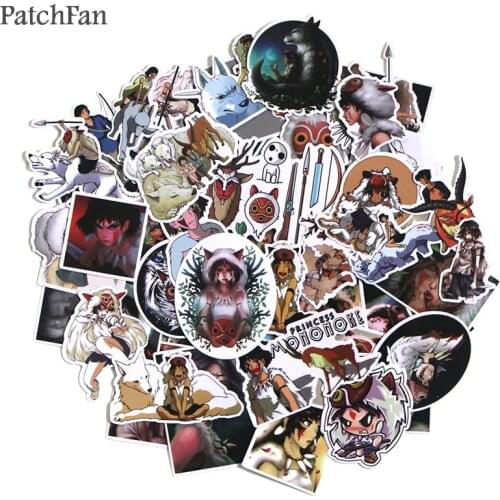 Patchfan 50pcs Princess Kids Toy Sticker for DIY scrapbooking album Luggage Laptop Phone notebook decals Sticker A1529