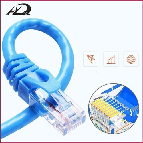 Cabo de rede 10m/50m/100m do cabo de remendo para o cabo de rede rj45 do roteador do portátil cabo de rede utp cat 6 rj 45 do ca