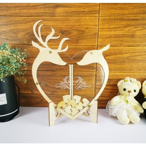 Wedding Sign-in Creative Frame Marriage Blessing Board Graduation Fingerprint Sign-in Tree Student Signature Desk Photo Frame Pa