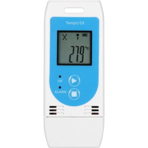 USB Temperature Humidity Data Logger Reusable RH TEMP Data Logger Recorder Humiture Recording Meter with 12,000 Record Capacity