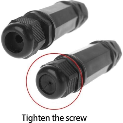 RJ45 Waterproof Connector IP67 Ethernet Network Cable Connector Double Head Outdoor LAN Coupler Adapter Female Cat5 6 7 8P8C