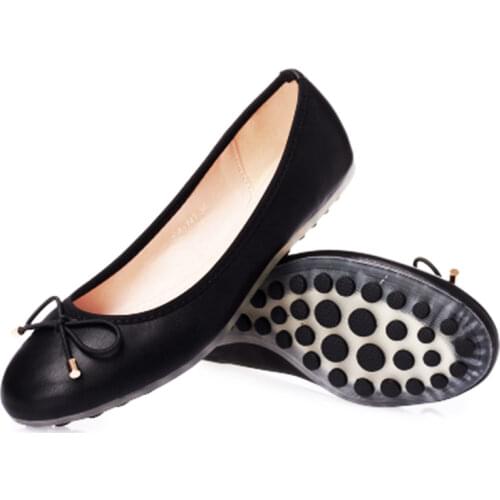 LIHUAMAO women shoes ballet flats soft comfortable round toe folding casual ladies shoes party office career Silver