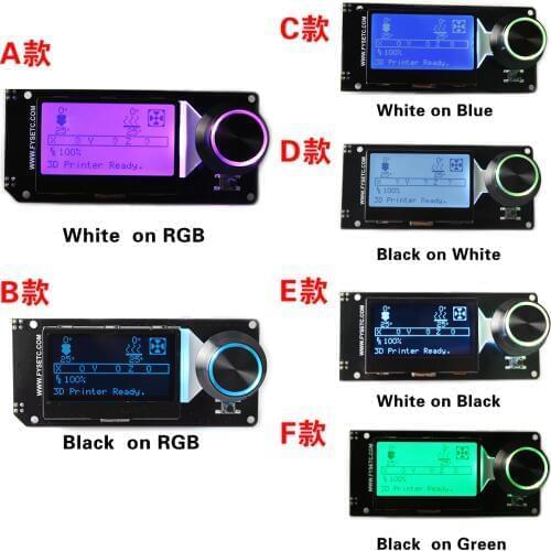 MKS MINI12864 LCD Screen mini 12864 Smart Display White on black RGB Supports Marlin With SD Card for small 3D Printer DIY parts