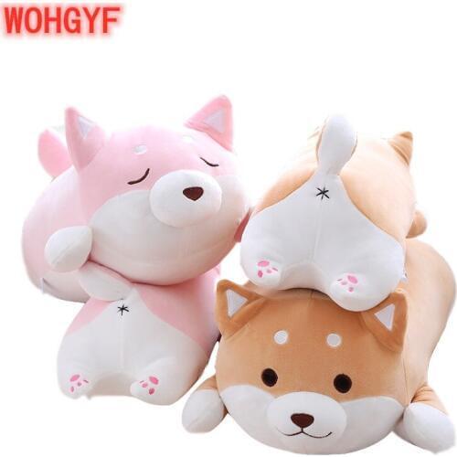 1pc 35cm Kawaii Fat Shiba Inu Dog Plush Toys Stuffed Plush Animals Shiba Pillow Toys Birthday Gifts Girls Gifts Kids Toys