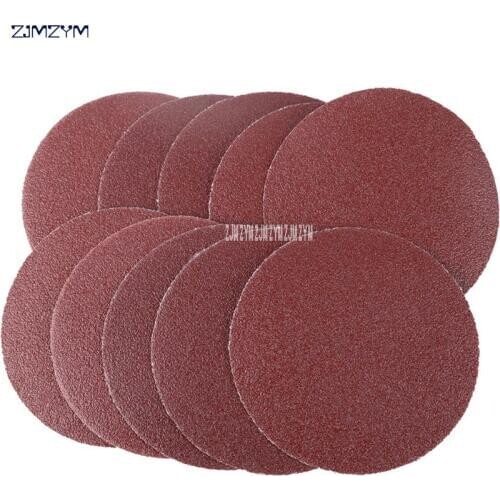 10pcs 4 Inch 100mm Round Sandpaper Disk Sand Sheets Grit 60-2000 Hook and Loop Sanding Disc for Sander Grits 100*0.6mm Polishing