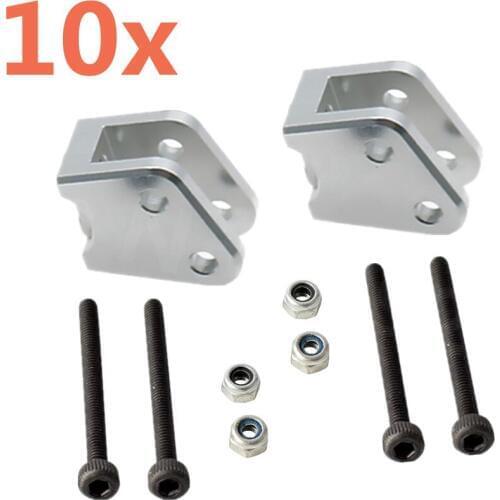 10pcs CNC RC Cars Hop-Up Part AX80070 Lower Suspension Link Mount AR60 OCP Differential Cover For 1/10 Axial YETI Wraith AX90056