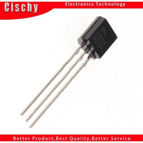 100pcs 2N5551 TO-92 NPN General Purpose Amplifier 0.6A 160V NPN Original new
