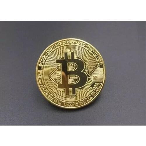 100pcs Bitcoin Coin Collectible Gift Art Collection Physical commemorative coins Wholesale