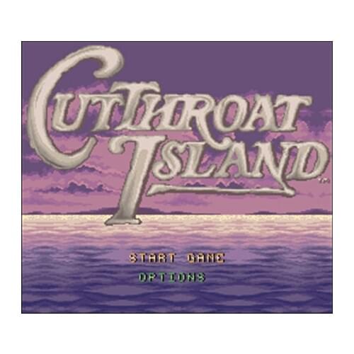 Cutthroat Island USA Version 16 bit Big Gray Game Card For NTSC Game Player
