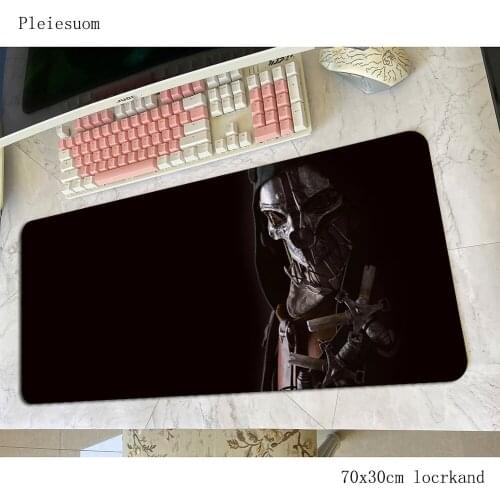 Dishonored mouse pad thick Computer mat 70x30cm gaming mousepad large locked edge padmouse keyboard games pc gamer desk