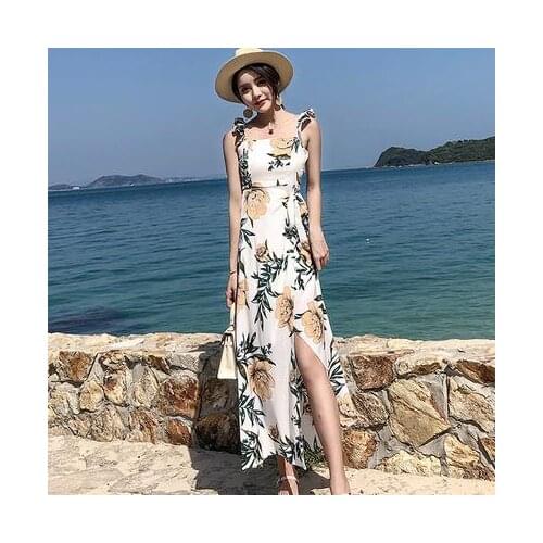Designer New Arrival Print Elegant Plus Size Backless Off Shoulder Casual Beach Sexy Club Bohemian Party Long Summer Dress