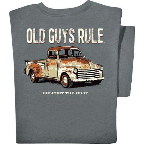 Old Guys Rule Respect The Rust Truck T-Shirt