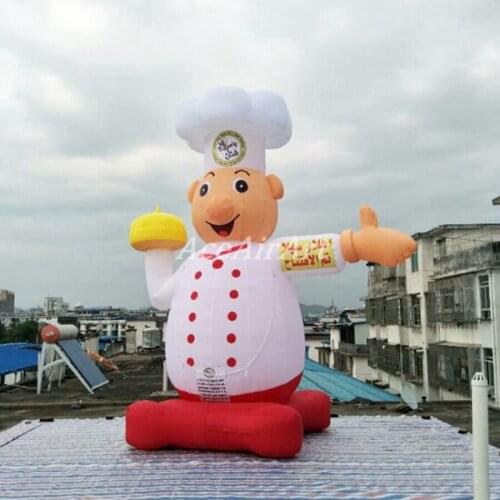 Giant inflatable chef model inflatable cooker balloon for advertising