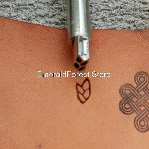 Leather carving printing tools DIY hand tools, carved steel new prints, decorative patterns, grain veins