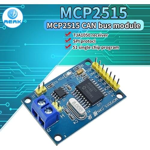MCP2515 CAN Bus Module Board TJA1050 Receiver SPI For 51 MCU ARM Controller NEW
