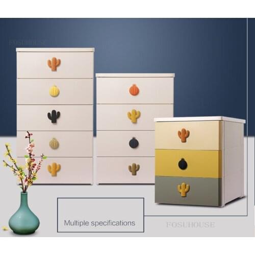 Bedroom Furniture Childrens Nightstands Small Apartment Drawer Type Storage Cabinet Kids Kindergarten Dormitory Bedside Table