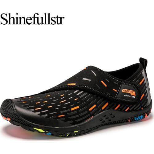 Summer Breathable Aqua Shoes Men Water Sport Fishing Shoe Beach Surf Aquashoes Swimming Reef Watersport Waterschoenen Mannen Wet