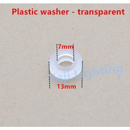 Desk lamp Ceiling light White shield ring rubber seal wire-passing ring Guard Plastic washers for table lamp cable wire cord diy