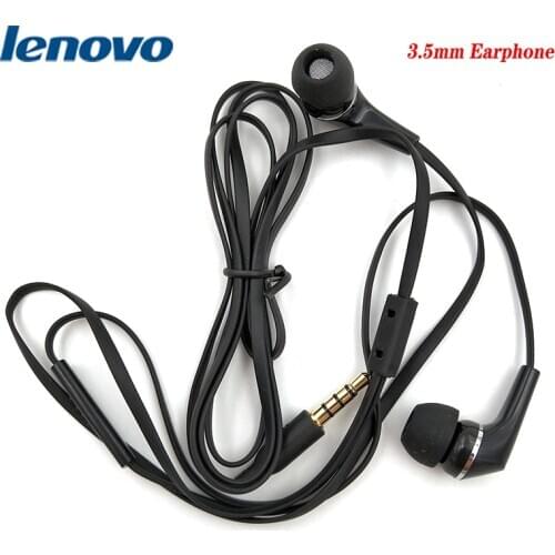 Original Lenovo Wired Earphones 3.5mm Jack In-ear Music Sport Earphone With Microphone For Lenovo Z6 Z5 Pro Z5S K5 Play K10 Plus