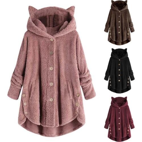 Sanwood Fur Coats With A Hood
