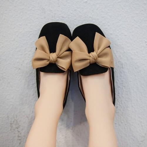 Baby Girls Princess Flat Shoes Kids Girl Dress Party Shoes Children Single Princess Slippers Soft Non-Slip Shoes