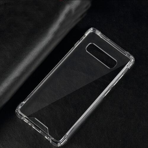 Fit Shockproof Clear Transparent PC+TPU Bumper Scratch Protection Case Cover for Samsung Galaxy S10 PLUS S10E S20 Ultra Note 10