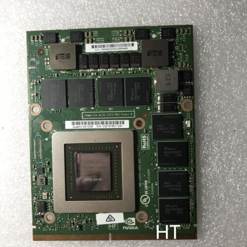 Tarjeta de video Vga original Gtx 765M GTX765M 2 Gb k4100m 4gb para Dell Alienware M17X M18X 9R3F5