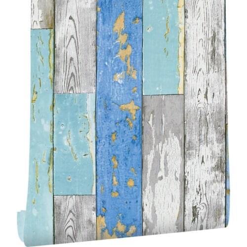 Waterproof Self Adhesive Wallpaper Vinyl Contact Paper Wood Wallpaper For Bedroom Wardrobe Sticker Furniture Home Improvement