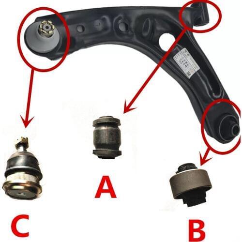 Car suspension front lower arm bushing, joint, Arm ball head for Geely LC ,Geely GX2,Geely Emgrand XPandino