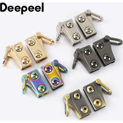 2/4/10pairs Deepeel Fashion Handbag Strap Side Clip Metal Buckles Bag Chain Connector Clasp Snap Hooks DIY Accessories F1-25