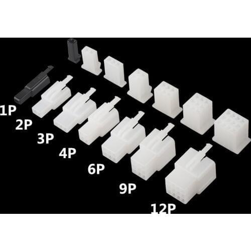 10set/lot 2.8mm 1/2/3/4/6/9/12 pin Automotive 2.8 Electrical wire Connector Male Female cable terminals for Motorcycle ebike car