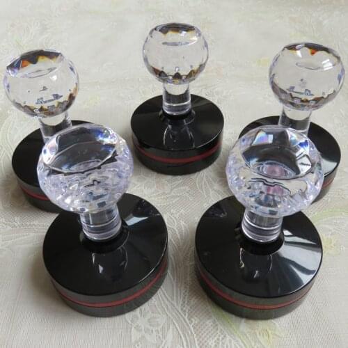 10Pcs Round HB 32 38 40, 42, 45, 50mm Oval 30x40, 35x50mm Holder plus Rubber Pad for Photosensitive Portrait Flash Stamp Machine