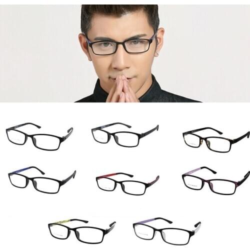 2018 Spectacles Glasses TR90 Ultralight Black Eyeglasses Full Frame Rim Eyewear 1PC